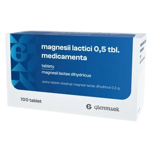 15168-magnesii lactici 0,5 tbl. medicamenta 0,5g neobalene tablety 100